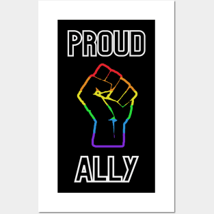 PROUD ALLY Posters and Art